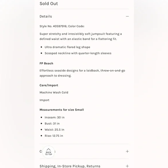 Free People Rose Bowl Jumpsuit - Picture 2 of 6